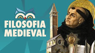 FILOSOFIA MEDIEVAL origem conceito e principais filósofos  Toda Matéria [upl. by Isnyl]