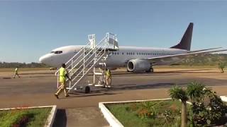 Air Madagascar B737800 Fort DauphinAntananarivo [upl. by Akins]