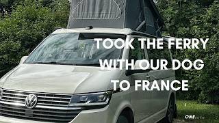 PampO Ferry to France with Our Dog in Pyppa our VW California Ocean Campervan [upl. by Yeca]