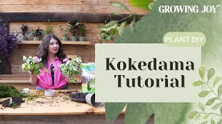 How to Make a Kokedama  Perfect Plant Gift for All Occasions [upl. by Htelimay471]