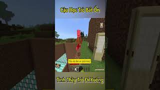 Anh Đen Xì Xì Troll Minecraft Ông Thầy Bất Lực 🤣 Tập 33 shorts [upl. by Gnex]