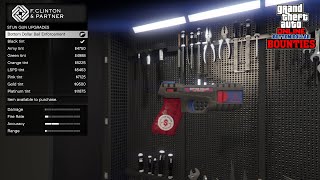 GTA Online  The Bottom Dollar Bail Enforcement Skin for Stun Gun [upl. by Notaek850]