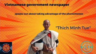 Vietnamese government newspaper speaks out about taking advantage of the phenomenon quotThich Minh Tuequot [upl. by Chema]