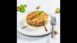 Almond Crumble Topped with Pears [upl. by Gnen]