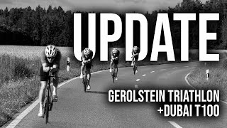 UPDATE Sieg beim Gerolstein Triathlon  Dubai T100 Vorbereitung comeback [upl. by Barbi174]