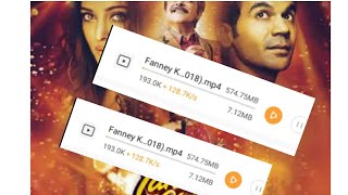 How to Download Fanney Khan Full movie In mobile [upl. by Aivataj]