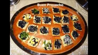 CAVIAR como preparar Bocadillos de este manjar paso a paso [upl. by Norag]