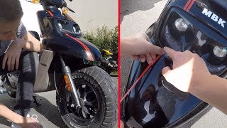 VOICI COMMENT AMÉLIORER LESTHÉTIQUE DE SON SCOOTER  MAXISCOOT [upl. by Linskey]