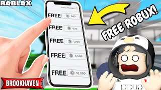 AKU Mencoba HACKS FREE ROBUX DI BROOKHAVEN 🏡RP Sesuatu Terjadi [upl. by Ennovi]