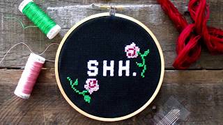 Cross Stitching for Beginners [upl. by Enimsay159]