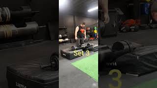 Lots of Late night logpress reps Static Monsters prep strongman training gym workout [upl. by Shirlee]