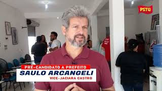 Saulo Arcangeli Mobilidade Urbana como parte do fortalecimento do programa de nossa précandidatura [upl. by Esdnil]