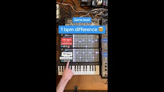SAME BEAT 1 bpm difference 🤯 shorts [upl. by Oravla]