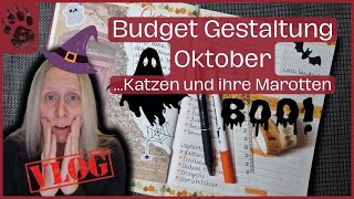 SPAREN Budgetgestaltung Oktober 😱 SPOOKY entspannung umschlagmethode budgetplanung vlog asmr [upl. by Waylan970]