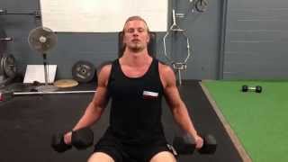 Seated Zottman Curls [upl. by Ahsyad]