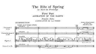 Igor Stravinsky  The Rite of Spring 1913 [upl. by Enram]