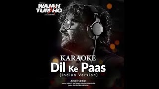 Pal Pal Dil Ke Paas Arijit Singh Tulsi Kumar Ver  High Quality Karaoke With Lyrics [upl. by Towers246]