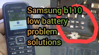 Samsung b110 low battery problem solutions [upl. by Demeyer124]