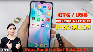 Redmi 99i9a Otg Settings  How To Solve OTG Connection Problem  Otg Kaise Connect Kare [upl. by Japha585]