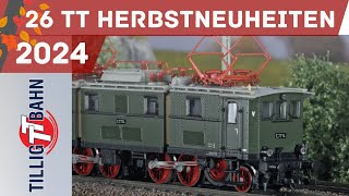 26 Herbstneuheiten 2024 von Tillig TT  Für Dich etwas dabei [upl. by Elolcin648]