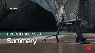 Hydrofoiler SL3 Summary  Manta5 Hydrofoil Bikes [upl. by Alwyn386]