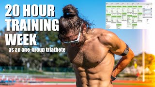 FULL WEEK OF HALF IRONMAN TRAINING – workouts with an aspiring pro triathlete [upl. by Hump]