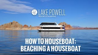 How to beach a houseboat [upl. by Siddra]