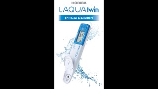 LAQUAtwin PH 11 22 33 Pocket Meters [upl. by Melquist220]