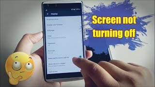 screen is not turning off in android with fix [upl. by Ydollem172]