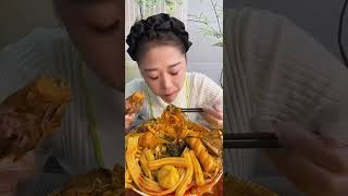 asmr satisfying food eating relaxing sound asmr 만족스러운 음식 먹는 편안한 소리 SUR MIAN먹방 2335 [upl. by Koss221]