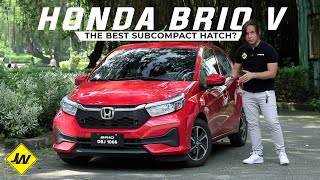 2024 Honda Brio V Full Review A Better Hatch than the Toyota Wigo [upl. by Ahtoelc]