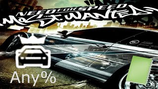 Need For Speed Most Wanted2005 Career Any NMG Speedrun63636 Offline Practice Run [upl. by Aroon973]