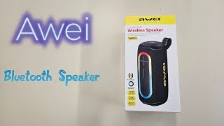 AWEI Bluetooth Speaker  The Review [upl. by Aneetsyrk539]