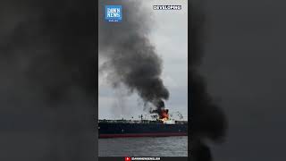 Greek Tanker Crew Rescued After Red Sea Attack  Dawn News English [upl. by Hoi]