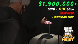 GTA 5 Online SOLO Cayo Perico Heist Guide Stealth  Elite  West Storage Glitch [upl. by Chard]