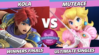 Patchwork 2024 WINNERS FINALS  Kola Roy Vs MuteAce Peach Smash Ultimate  SSBU [upl. by Plafker]