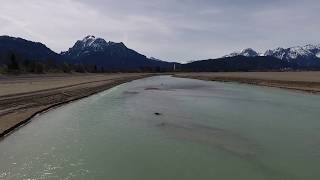 Der Forggensee ohne Wasser im April 2018 DJI Phantom 4 [upl. by Janna]