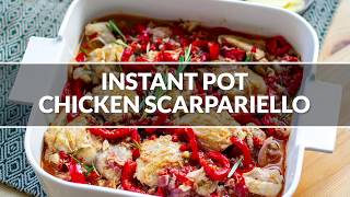 INSTANT POT CHICKEN SCARPARIELLO  Paleo Whole30 Glutenfree Recipe [upl. by Anayit]