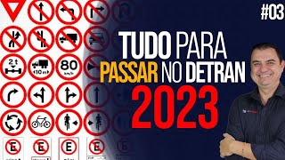 Aula Preparatória para Prova Teórica do Detran 2023 03 [upl. by Neellek406]