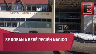 Roban bebé recién nacido en hospital de Ticoman [upl. by Lundt]