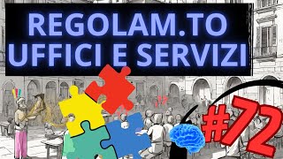 TI PREPARO AL CONCORSO PUBBLICO Regolamento organizzazione uffici e servizi  Lezione 72 [upl. by Gonta]