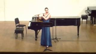 Dariya Nikolenko plays Andre Jolivet Asceses for Solo Flute [upl. by Allyce]