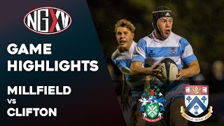 HIGHLIGHTS Millfield vs Clifton College 271121  Daily Mail Trophy [upl. by Akihsay]