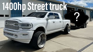 1400hp Compound Turbo Cummins Street Truck returns [upl. by Larimer]