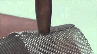 Lap Welding 8mil Stainless Steel Mesh Filters [upl. by Anatola347]