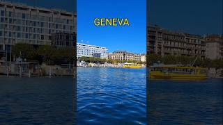 Sunny Day in Geneva SWITZERLAND shorts switzerland geneva [upl. by Juli]