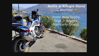 Salita al Rifugio Giovo Garzeno Como e dintorni 17042022 [upl. by Elleyoj]