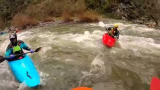 Kayaking the Upper Ashley Gorge 29May16 17cumecs [upl. by Benis]