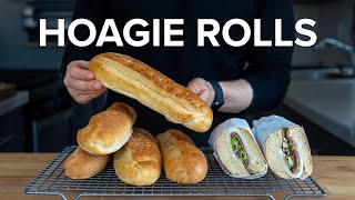 How to Make Proper Hoagie Rolls at home [upl. by Barstow971]