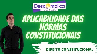 APLICABILIDADE DAS NORMAS CONSTITUCIONAIS  DESCOMPLICA STEFAN FANTINI [upl. by Hadwin454]